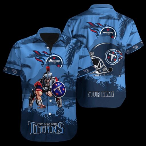 Personalized Hawaiian Tennessee Titans Island Defender Hawaiian Shirt