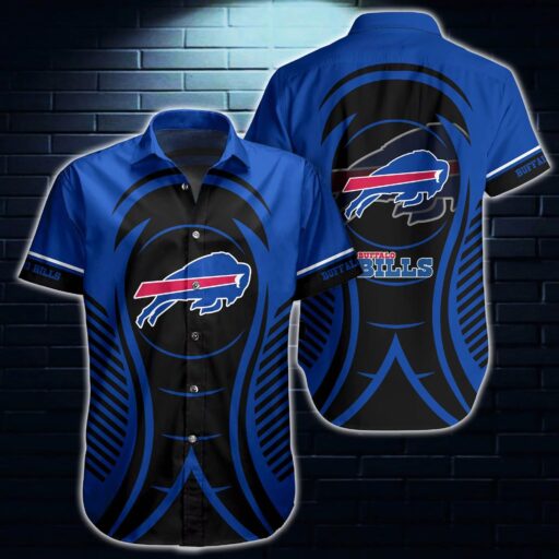 Hawaiian Buffalo Bills Tribal Edge Hawaiian Shirt