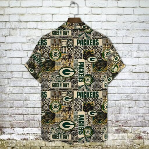 Hawaiian Green Bay Packers Tribal Heritage Hawaiian Shirt