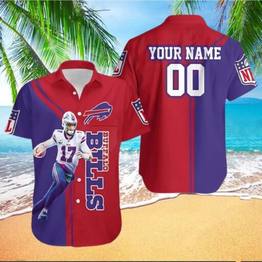 Personalized Hawaiian Buffalo Bills Tropical Quarterback Hawaiian Shirt