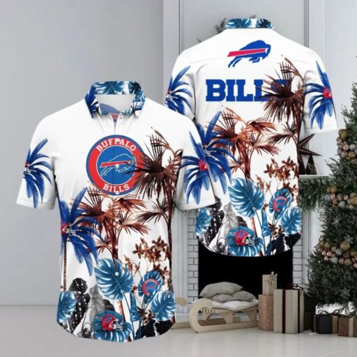 Hawaiian Buffalo Bills Tropical Oasis Hawaiian Shirt