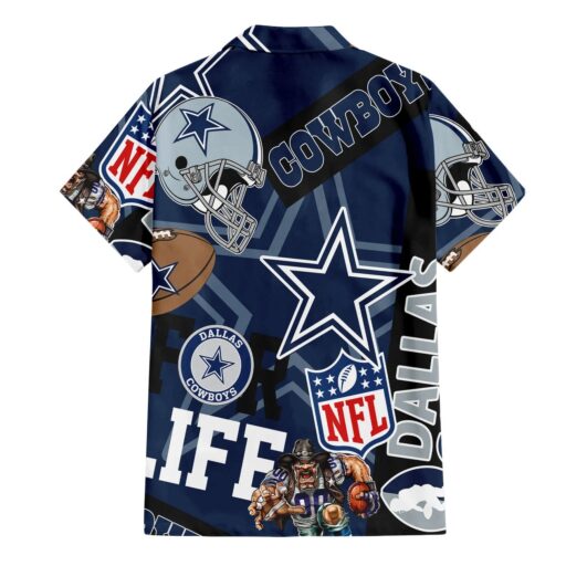 Hawaiian Dallas Cowboys For Life Hawaiian Shirt