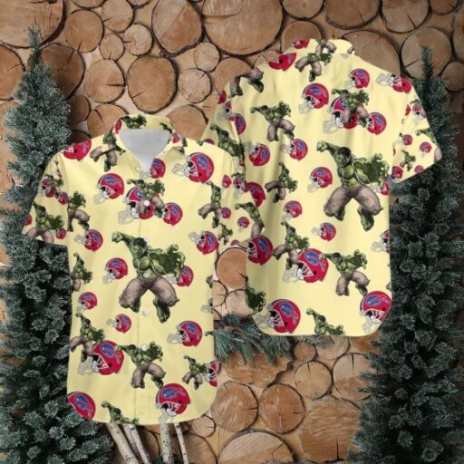 Hawaiian Buffalo Bills Hulk Smash Hawaiian Shirt