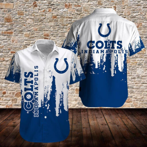 Hawaiian Indianapolis Colts Football Magic Pattern Hawaiian Shirt