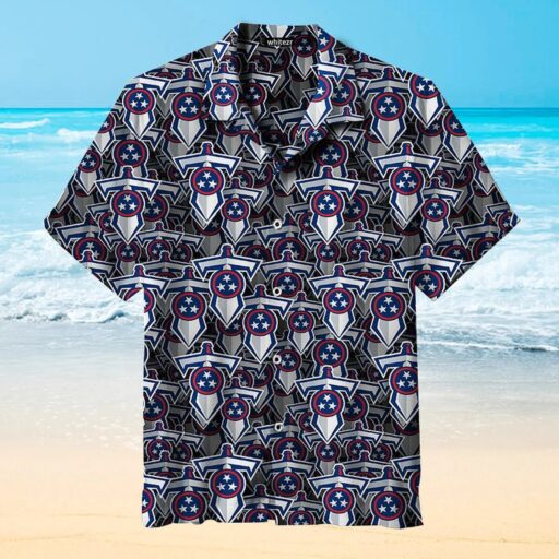 Hawaiian Tennessee Titans Bold Blade Shirt