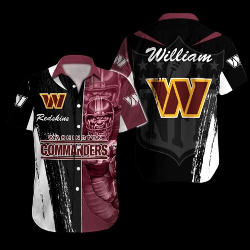 Personalized Hawaiian Washington Commanders Dual Tone Legacy Hawaiian Shirt