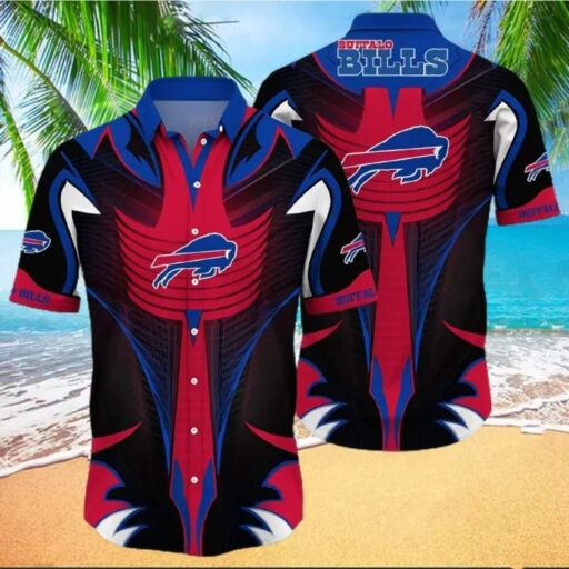 Hawaiian Buffalo Bills Tribal Armor Hawaiian Shirt