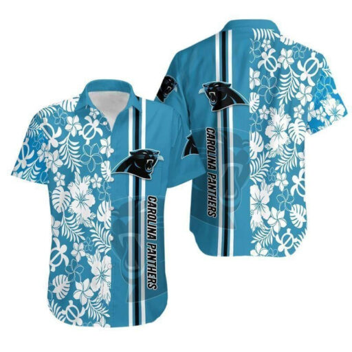 Hawaiian Carolina Panthers Paradise Gridiron Hawaiian Shirt