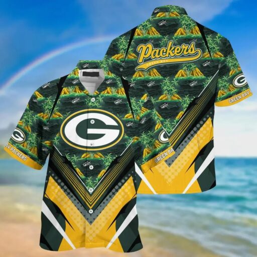 Hawaiian Green Bay Packers Island Strength Hawaiian Shirt