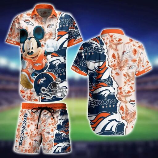Hawaiian Denver Broncos Character Champions Hawaiian Shirt