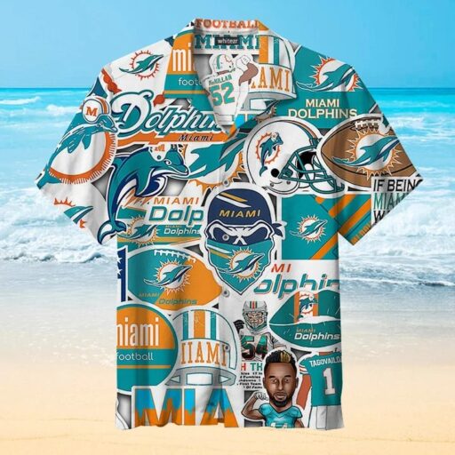 Hawaiian Miami Dolphins Oceanic Spirit Hawaiian Shirt