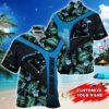 Personalized Hawaiian Carolina Panthers Panther Paradise Hawaiian Shirt