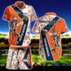 Hawaiian Denver Broncos Tropical Skeleton Spirit Hawaiian Shirt