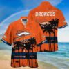 Hawaiian Denver Broncos Palm Sunset Hawaiian Shirt