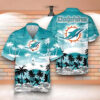 Hawaiian Miami Dolphins Sunset Beach Play Hawaiian Shirt