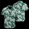 Hawaiian New York Jets Jungle Leaf Hawaiian Shirt