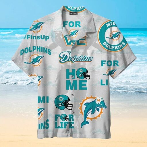 Hawaiian Miami Dolphins For The Win Hawaiian Shirt