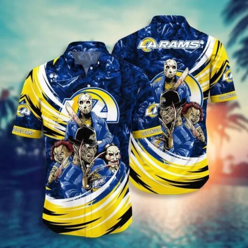 Hawaiian Los Angeles Rams Horror Legends Hawaiian Shirt
