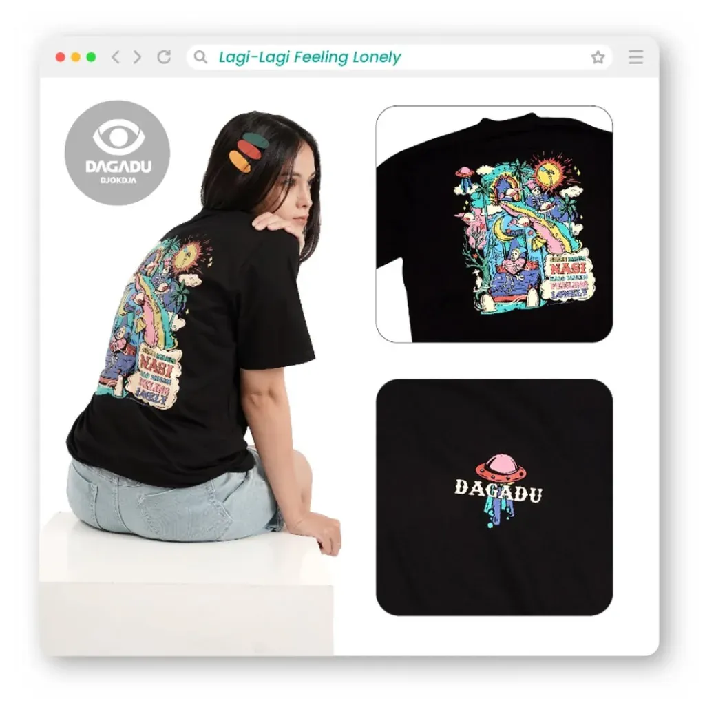 Kaos Dagadu Oleh-oleh khas Jogja