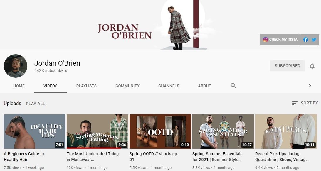 rekomendasi YouTuber fashion pria