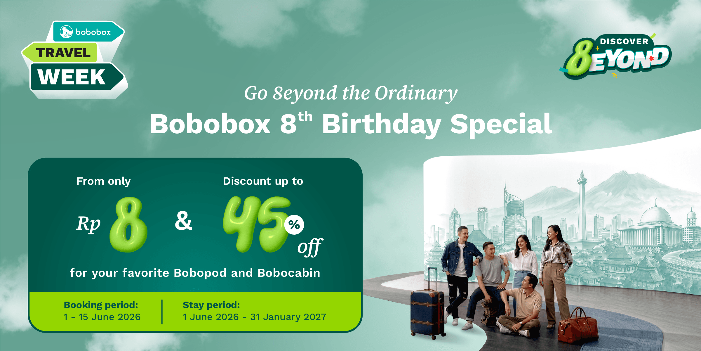 Promo Bobobox Travel Week 2026