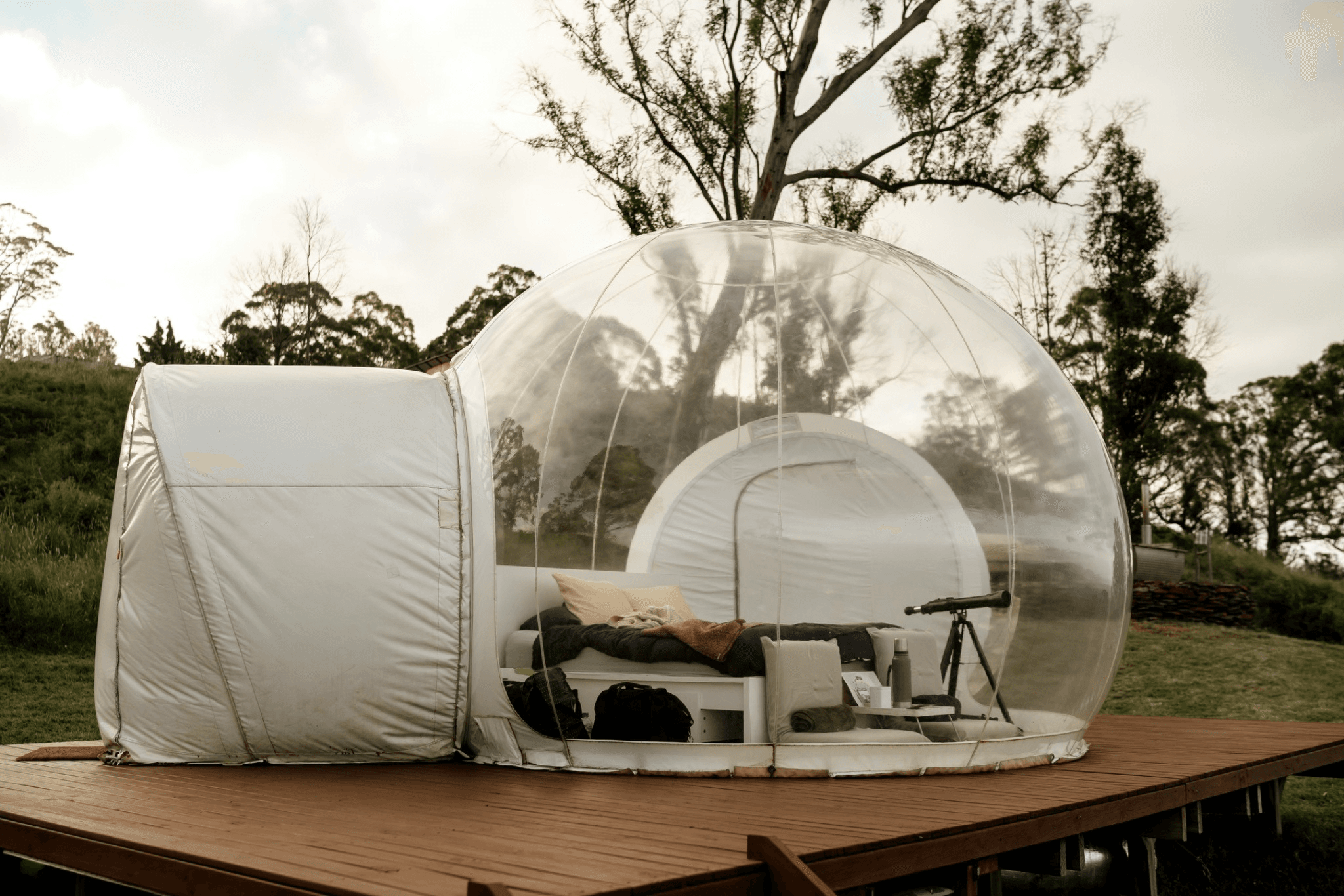 Skyview Bubbletent, Eganstown-Glamping Victoria
