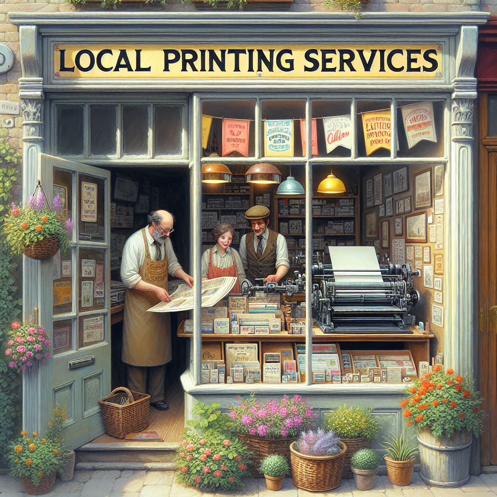 Why You Should Use Local Printers Over Online Services