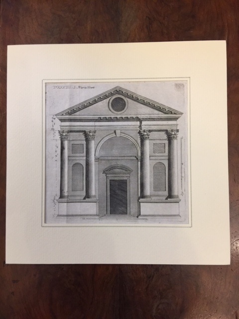 Fabbrica Nobil Signor Battista Monte Vicentino (Basso sinistra) G. Dall&rsquo;Acqua scul. (Basso destra) T� XXV. [Palazzo Da Monte a Vicenza]