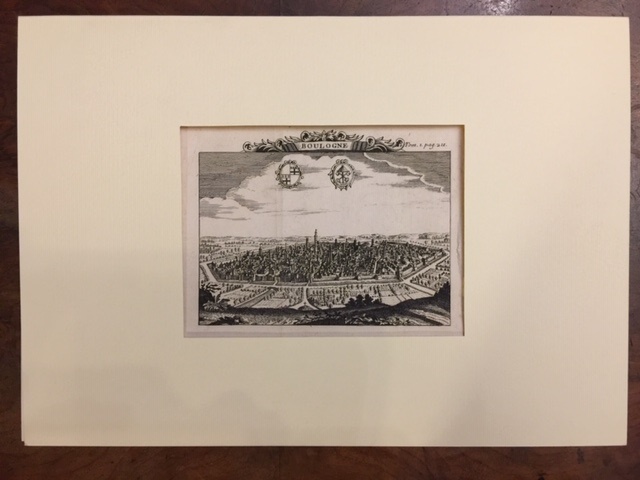 La place de St. Marc du cot� de la mer. (Alto destra) Tom. 1. pag. 79. [Veduta di piazza San Marco a Venezia]