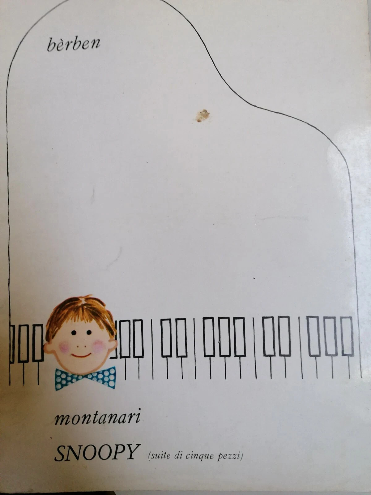 RARISSIMO Spartito dei Gufi La sbornia (Lily the pink) La voce del padrone 1969