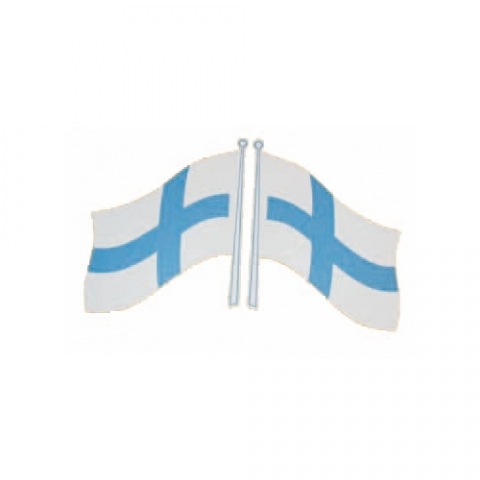 Suomenlippu tarra pieni