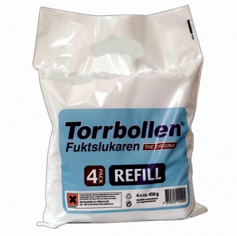 Product image: Torrbollen täyttöpakkaus 4 kpl/pss