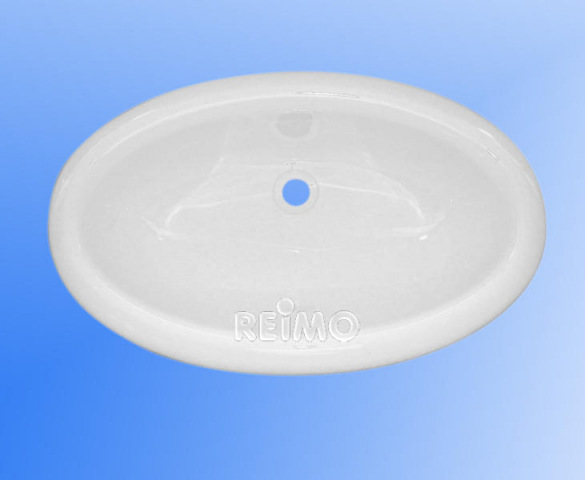 Product image: Oval mini pesuallas valkoinen