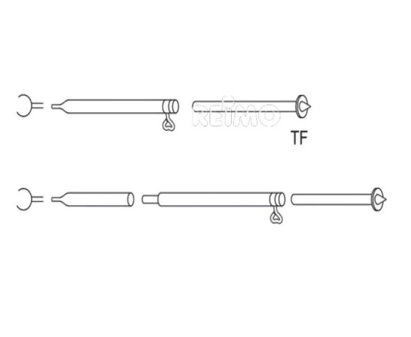 Pystyputki 25/22 mm koura-jalka 165-260 cm