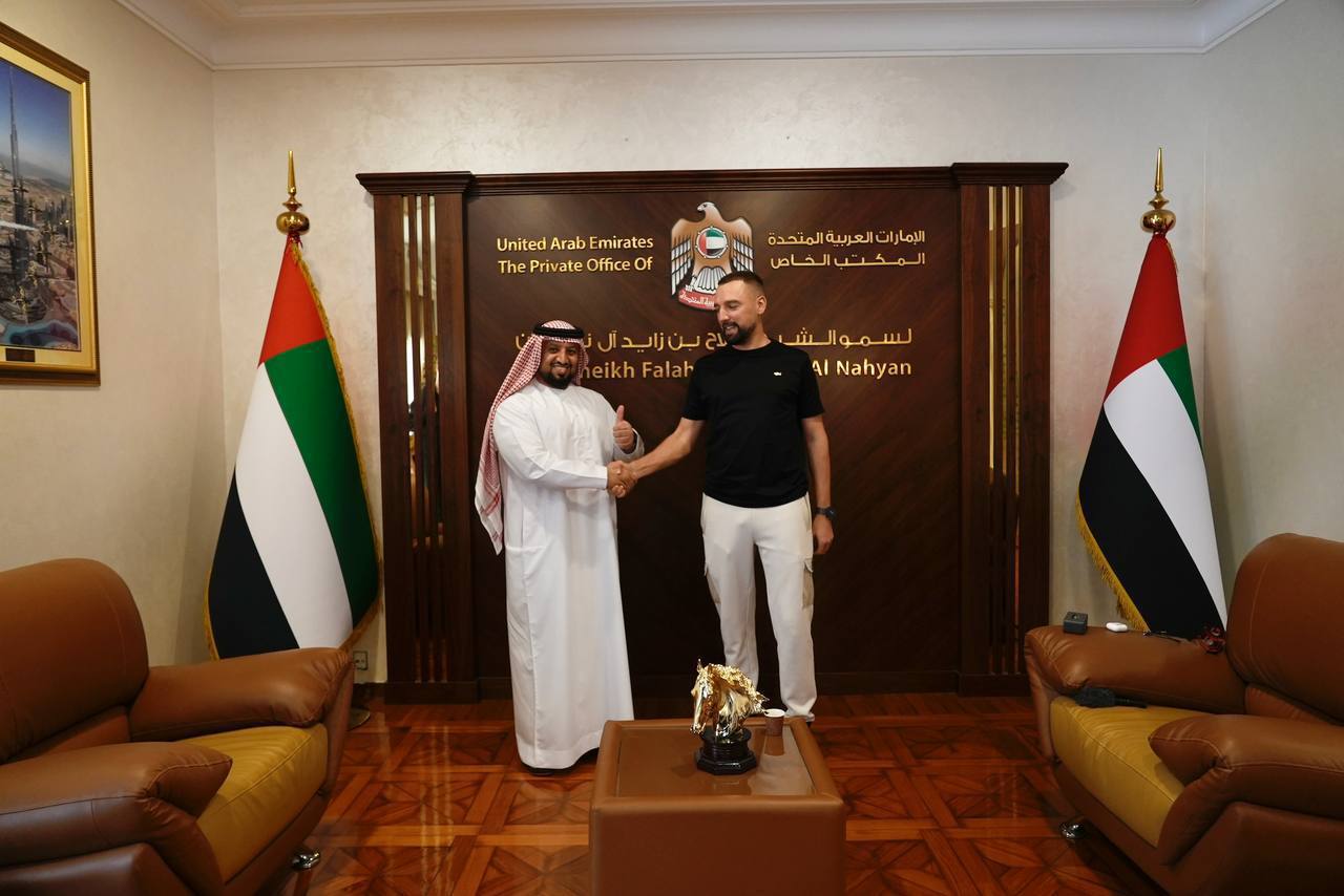 Blockchain Sports Team Meets with a Member of the UAE Royal Family.