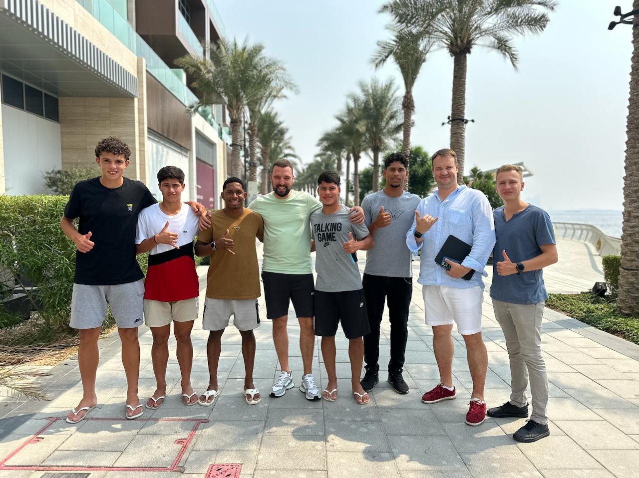 Blockchain Sports CEO Meets with Football Players from Acopiara Academy