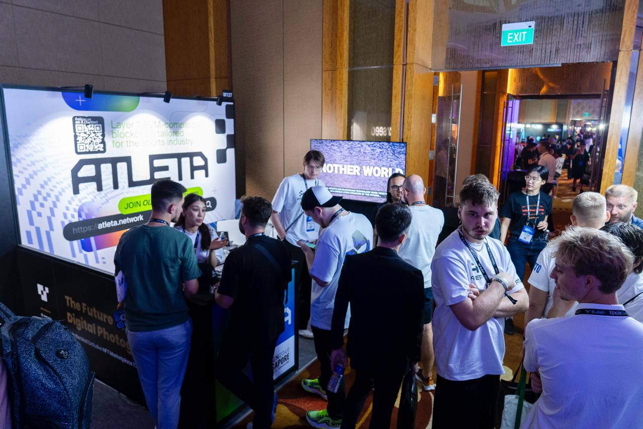 ATLETA at TOKEN2049 in Singapore
