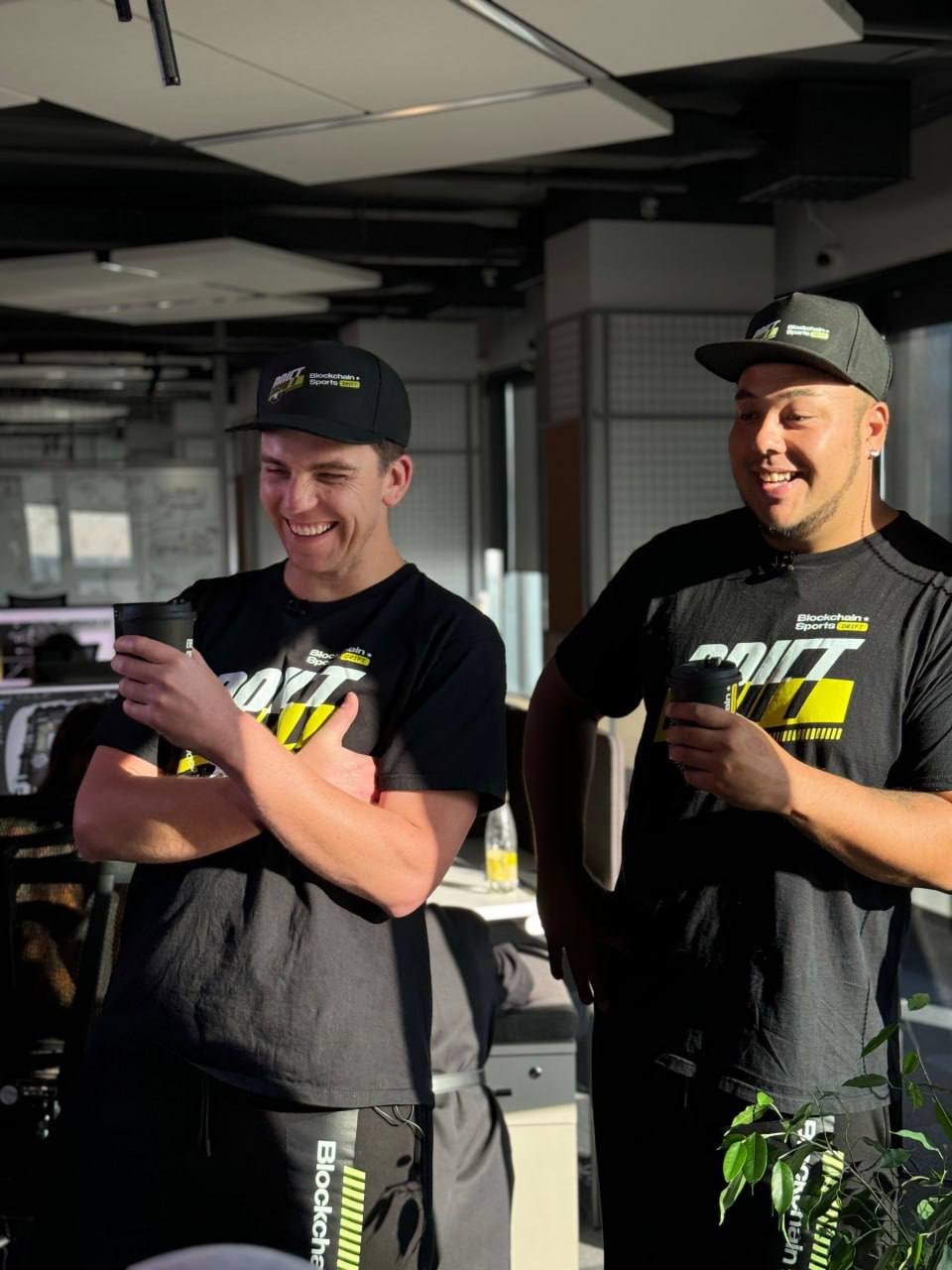 Legendary Drift Pilots Yukio Fausto and Jake Jones Visit Blockchain Sports