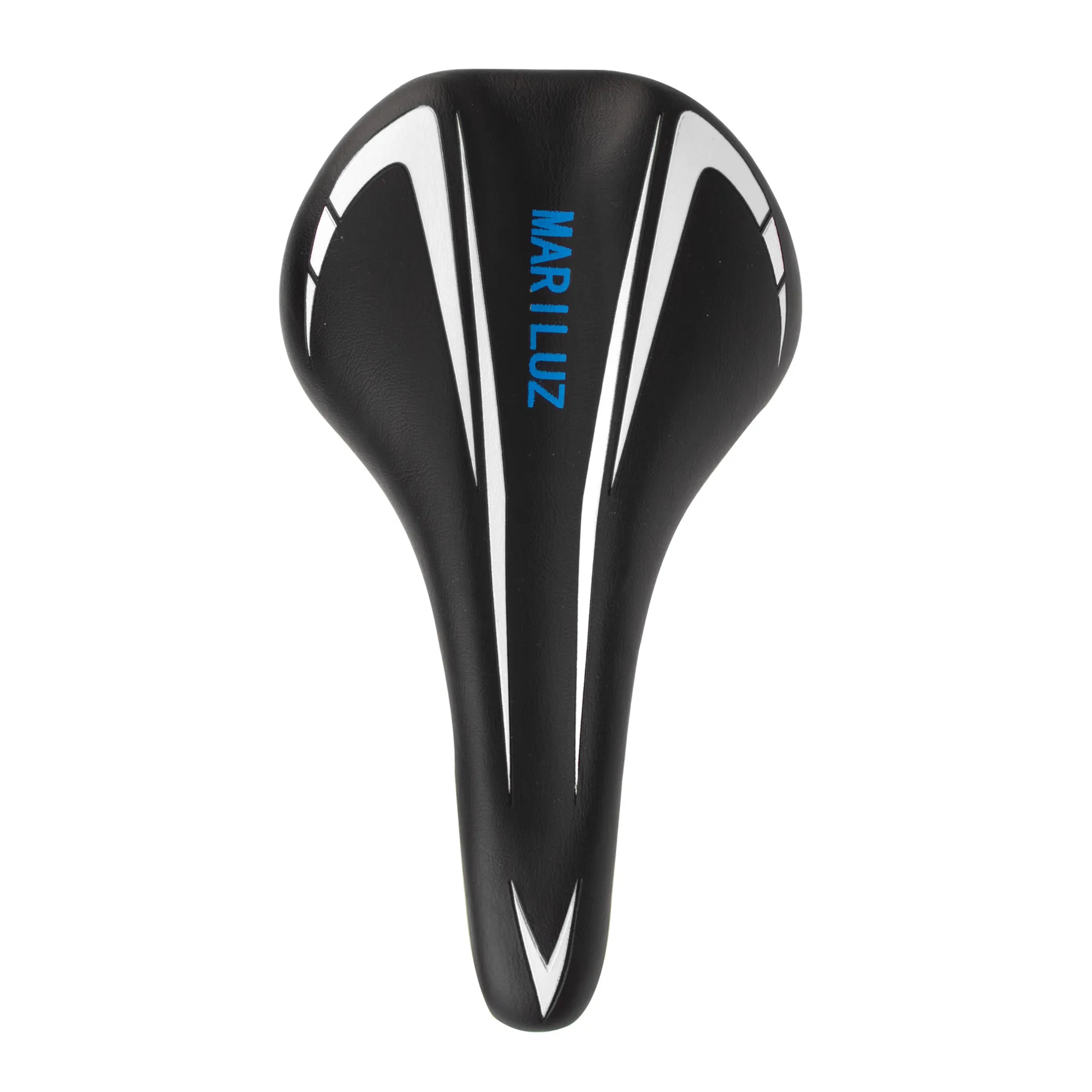 asiento-para-bicicleta-de-carrera-mariluz-negro-blanco-plata-wl-1090-7-3