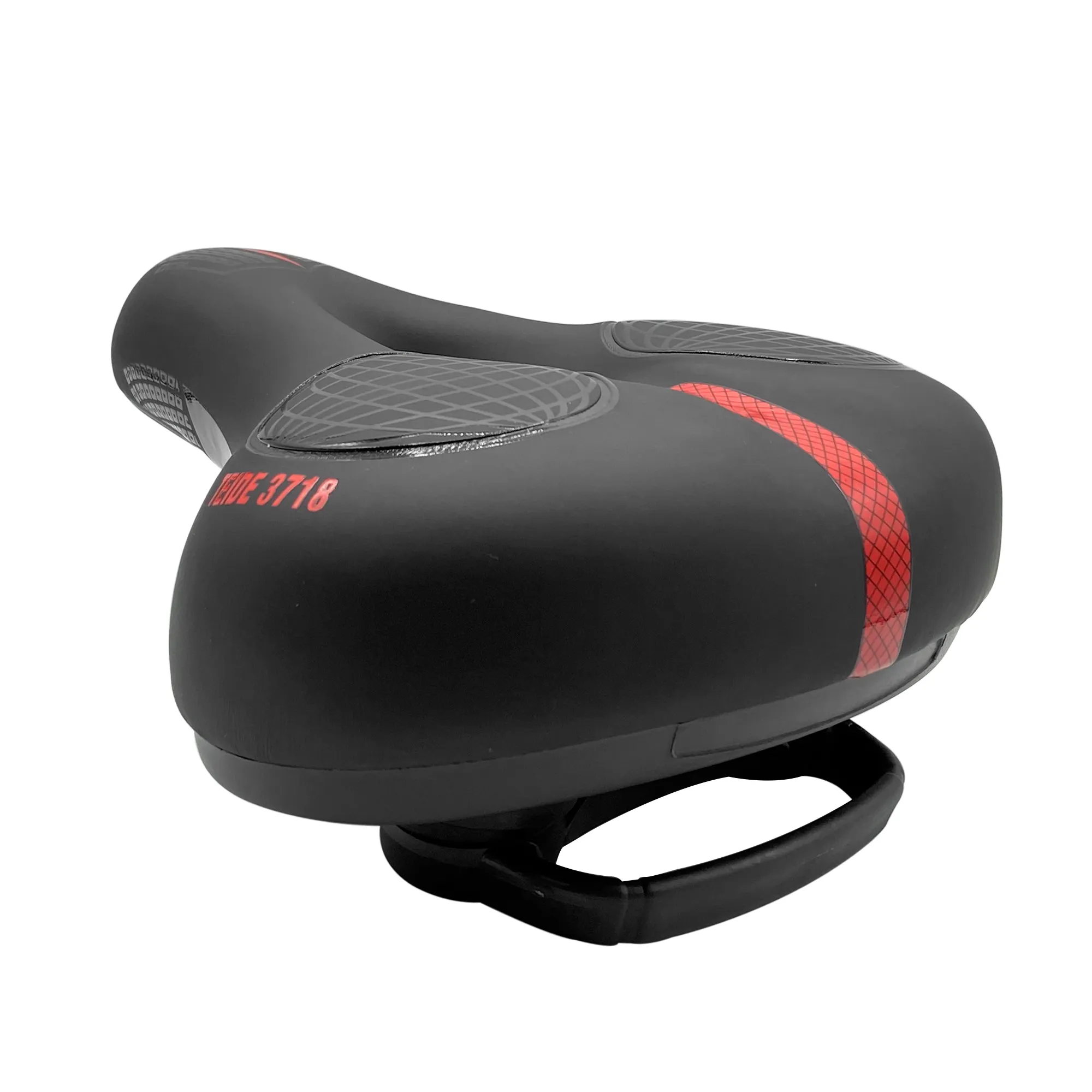 asiento-para-bicicleta-de-gel-antiprostatico-ancho-negro-con-vivos-rojos-tl-3608gel-mariluz-1