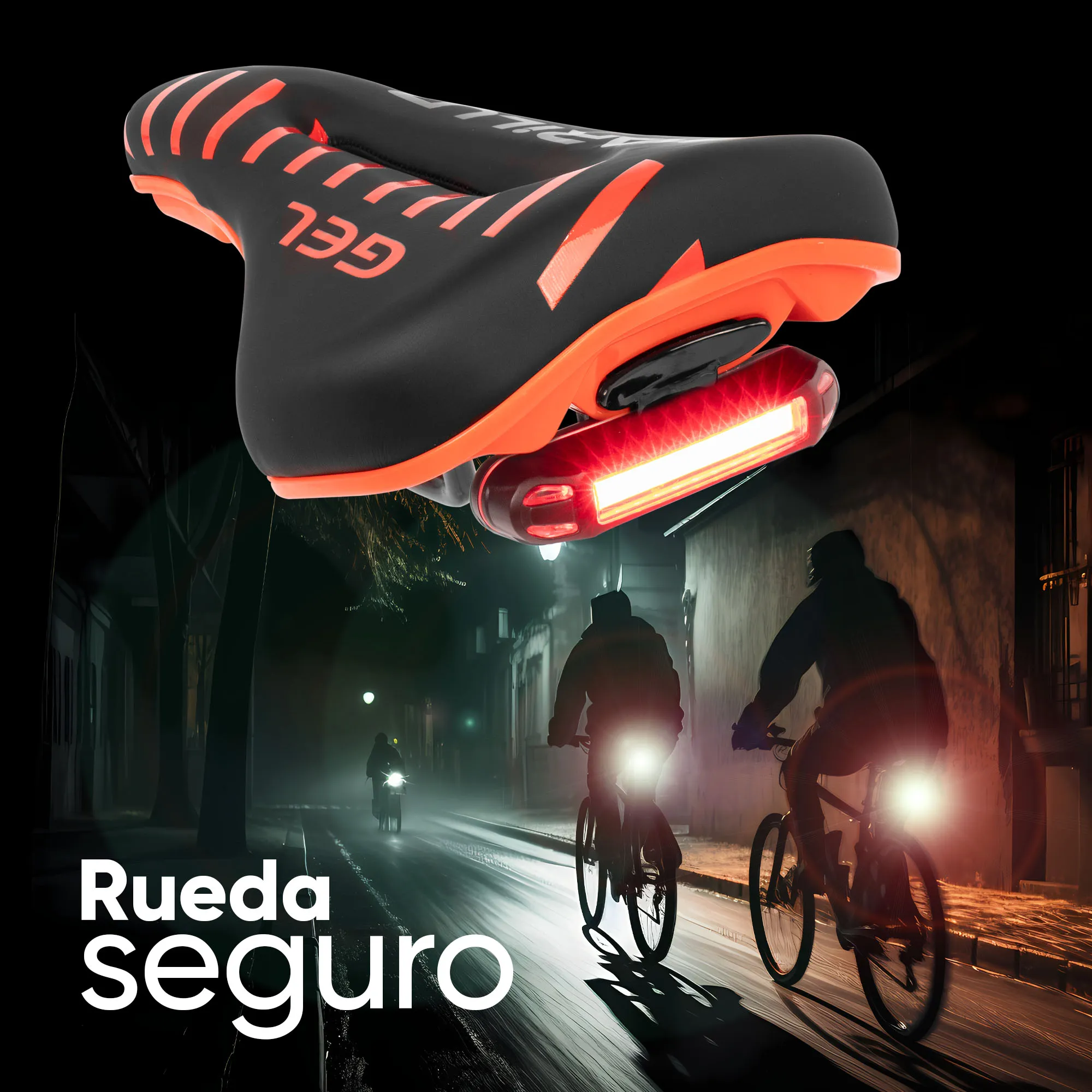 asiento-para-bicicleta-de-gel-con-lampara-portatil-negro-naranja-wl-9166l-mariluz-3