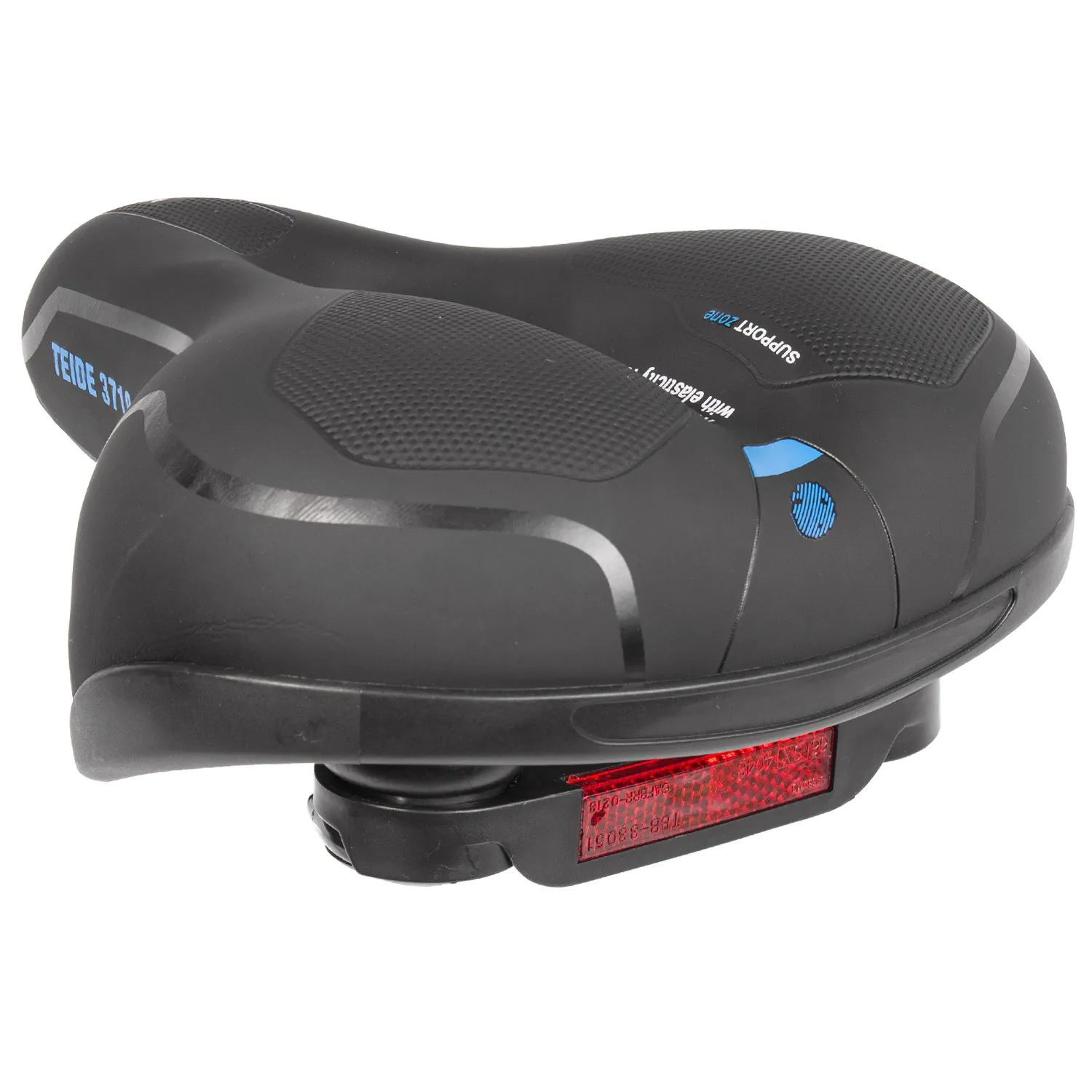asiento-para-bicicleta-de-elastic-foam-ancho-antiprostatico-con-reflejante-y-amortiguador-negro-con-vivos-azules-tl-3032-mariluz-1