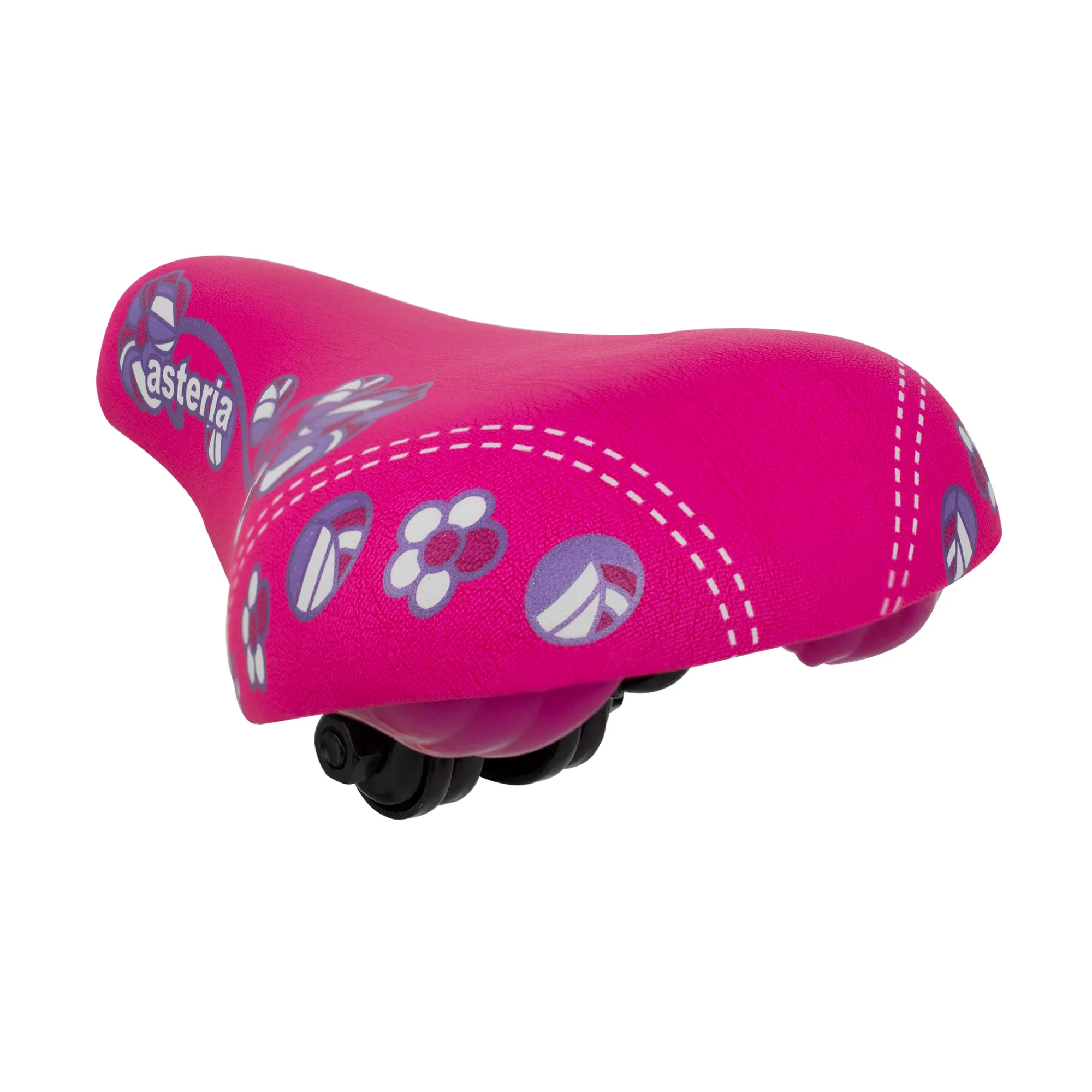 asiento-para-bicicleta-infantil-bmx-rosa-con-flores-moradas-2