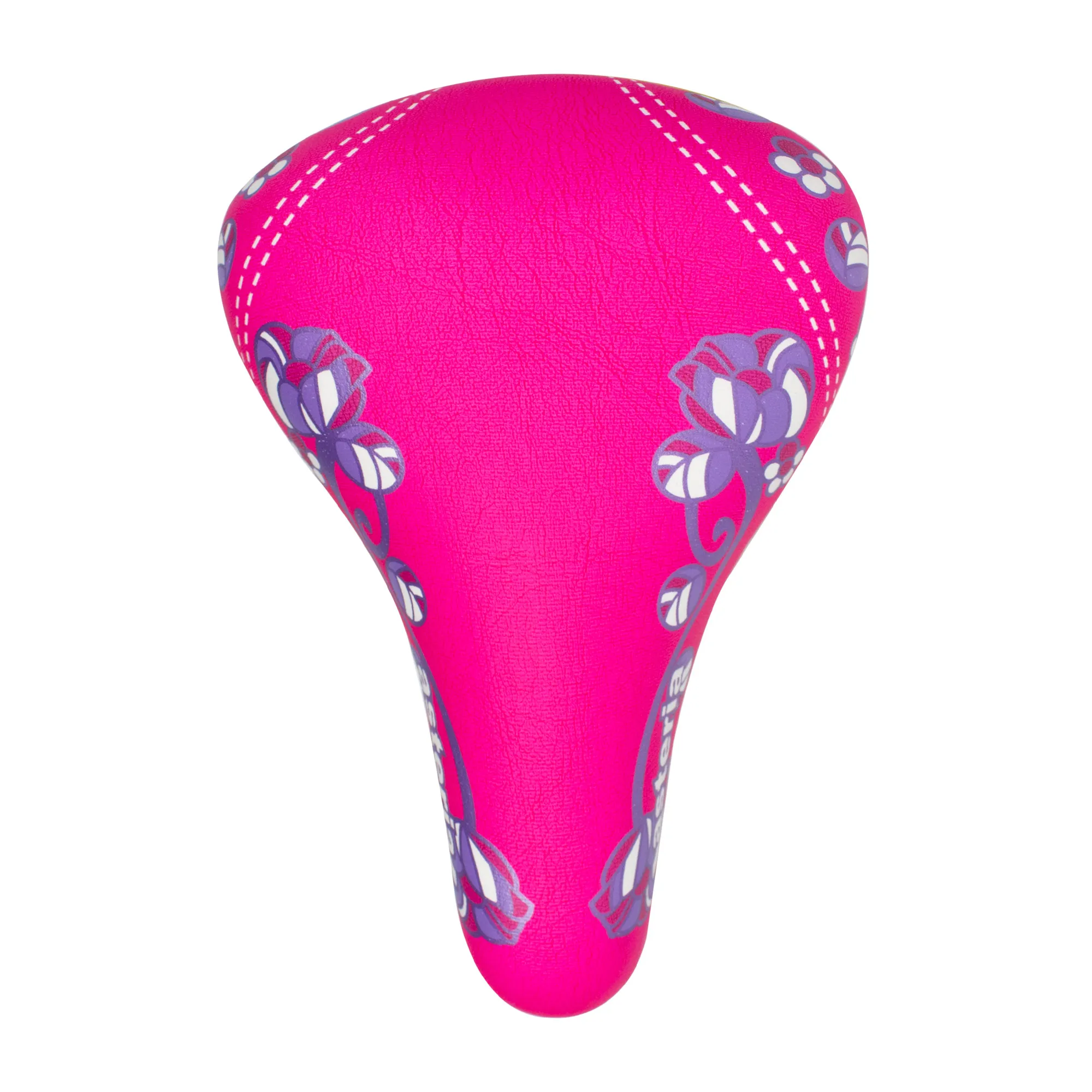 asiento-para-bicicleta-infantil-bmx-rosa-con-flores-moradas-3