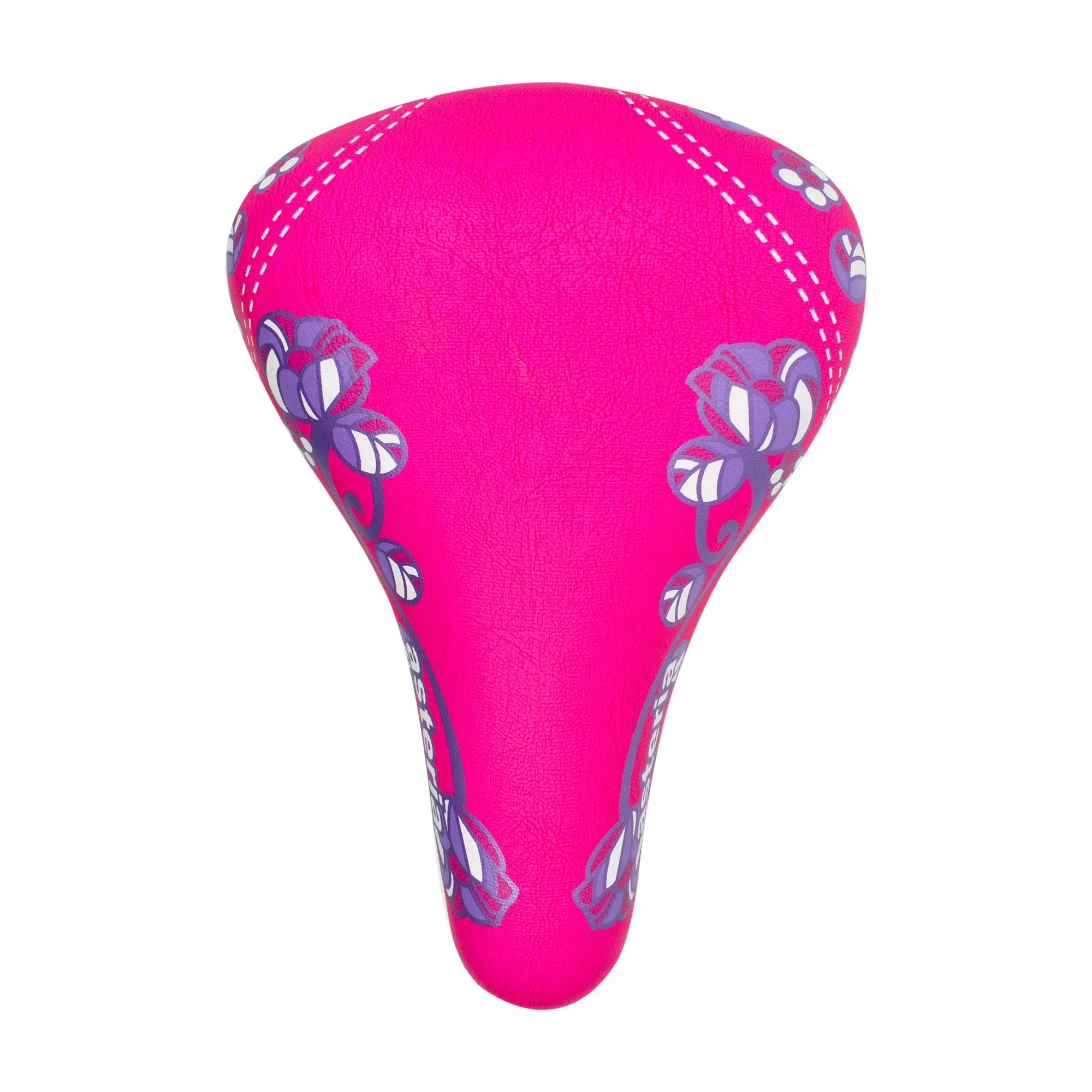 asiento-para-bicicleta-infantil-bmx-rosa-con-flores-moradas-3