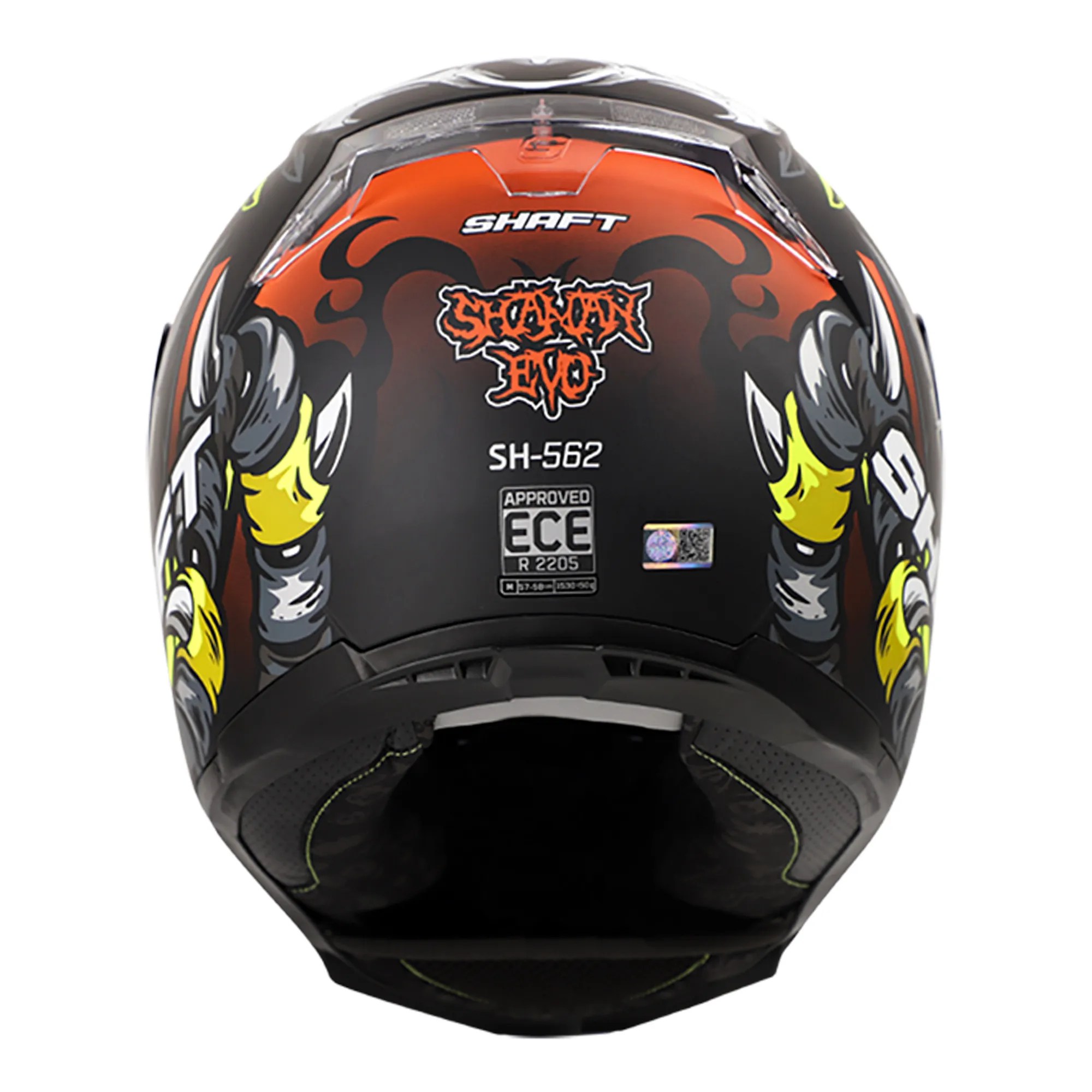 casco-para-motociclista-talla-xl-cerrado-sh562-shaman-evo-negro-matte-naranja-neon-shaft-1