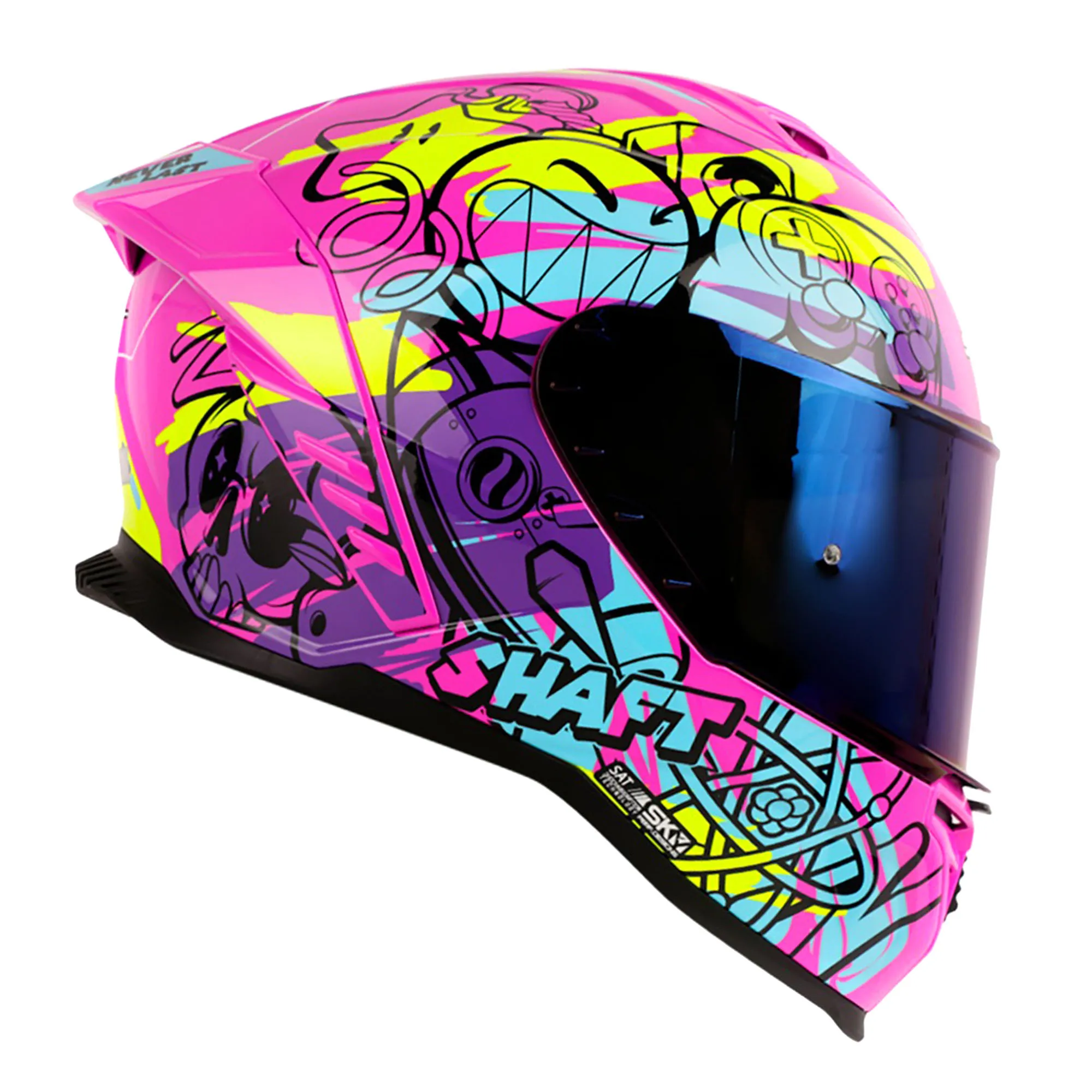 casco-para-motociclista-talla-s-cerrado-chalk-draw-fucsia-matte-shaft-1