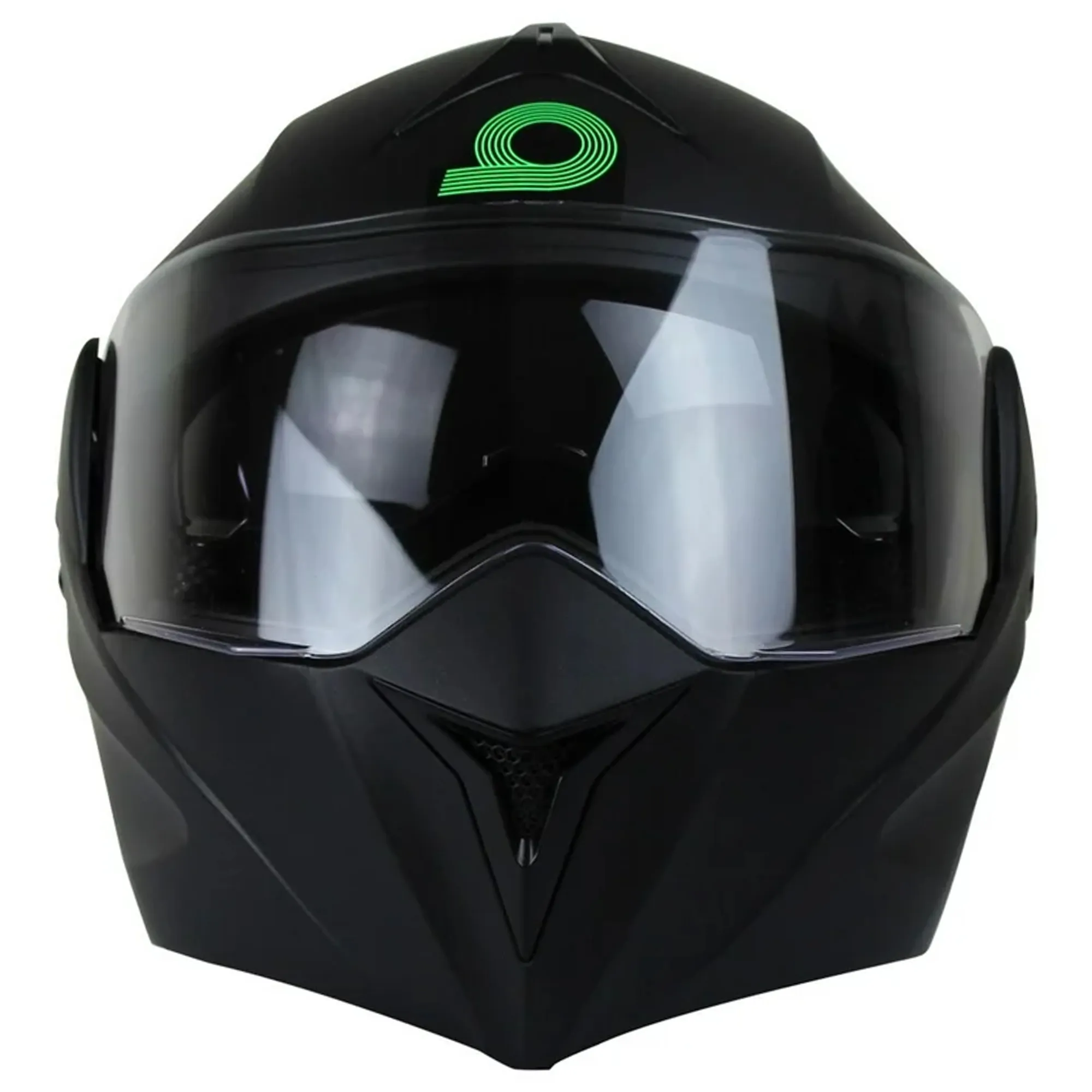 casco-para-motociclista-talla-l-abatible-gh1000-negro-mate-logo-verde-ghira-1