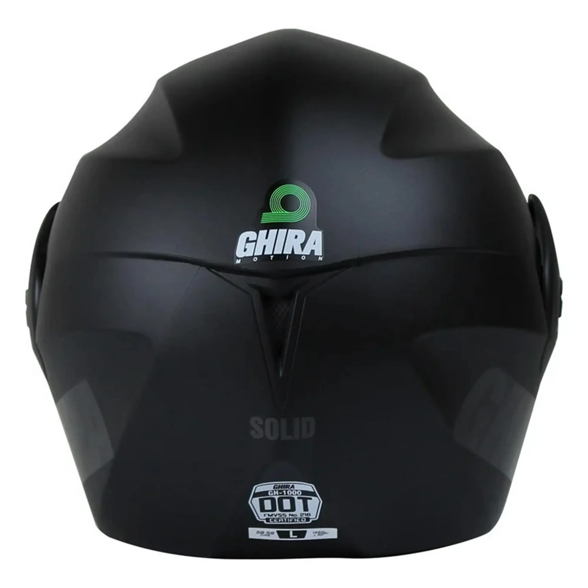 casco-para-motociclista-talla-l-abatible-gh1000-negro-mate-logo-verde-ghira-3