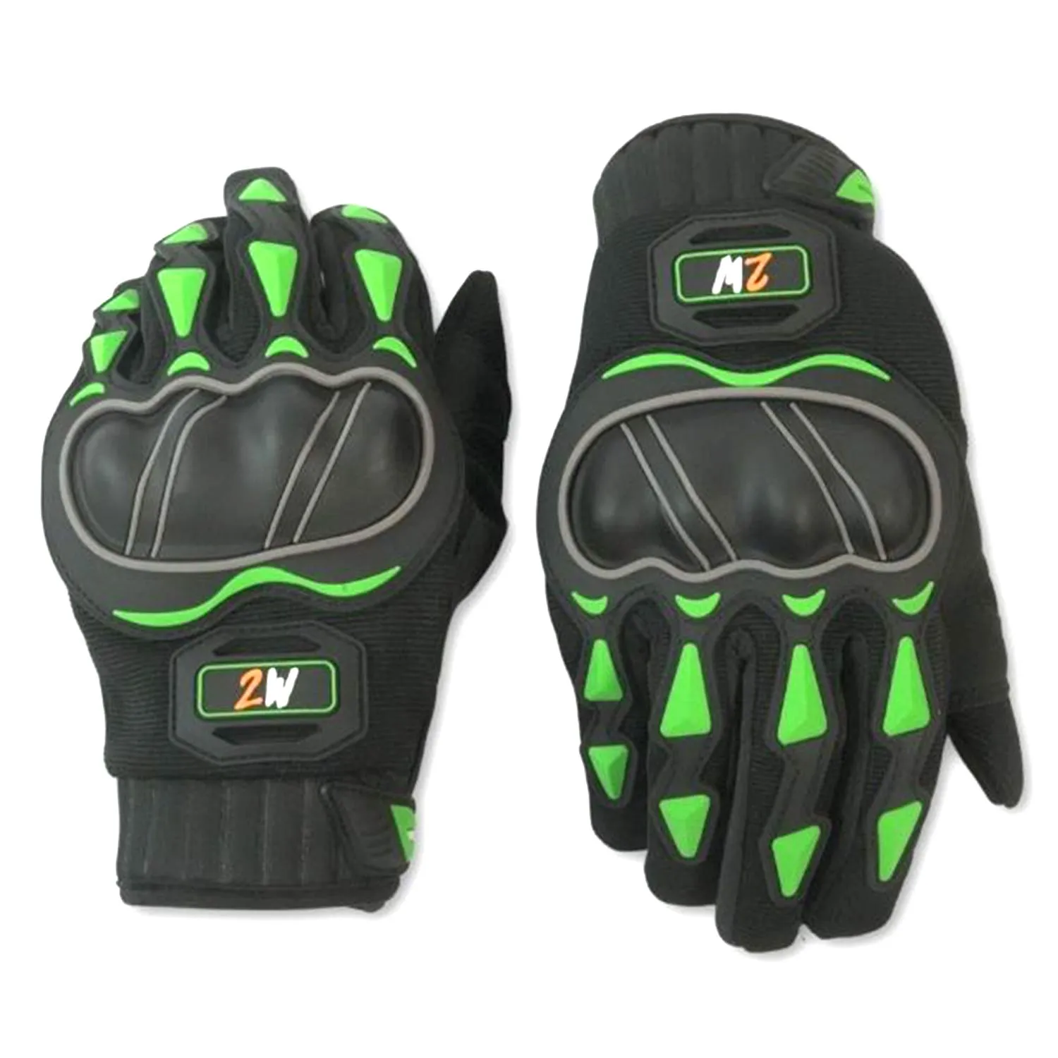 guantes-para-motociclista-talla-xl-road-master-negro-verde-2w-2